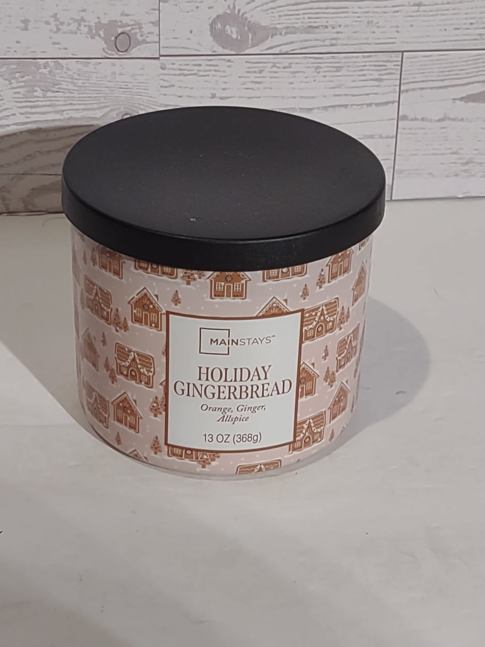 Mainstays Holiday Gingerbread Candle
